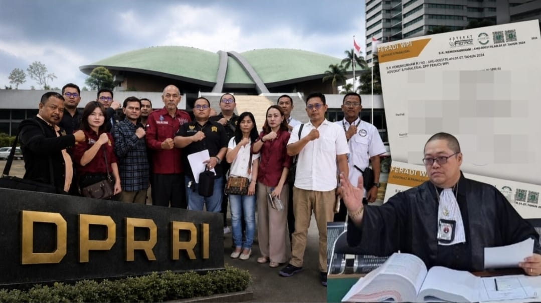 Surat FERADI WPI Diterima DPR RI, Tim Advokasi UUN Minta Audiensi Dan Pengawasan Perkara