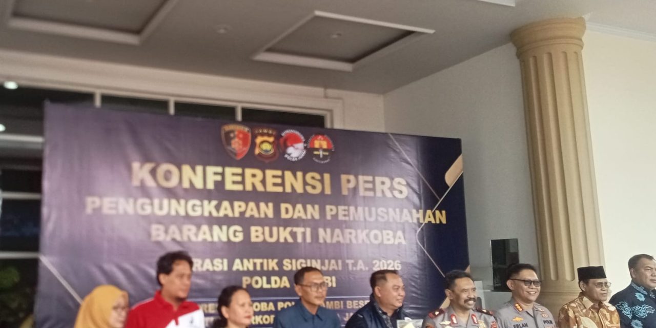 Operasi Antik Siginjai 2026 Ungkap 154 Kasus Narkotika, 236 Tersangka Diamankan