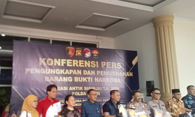 Operasi Antik Siginjai 2026 Ungkap 154 Kasus Narkotika, 236 Tersangka Diamankan