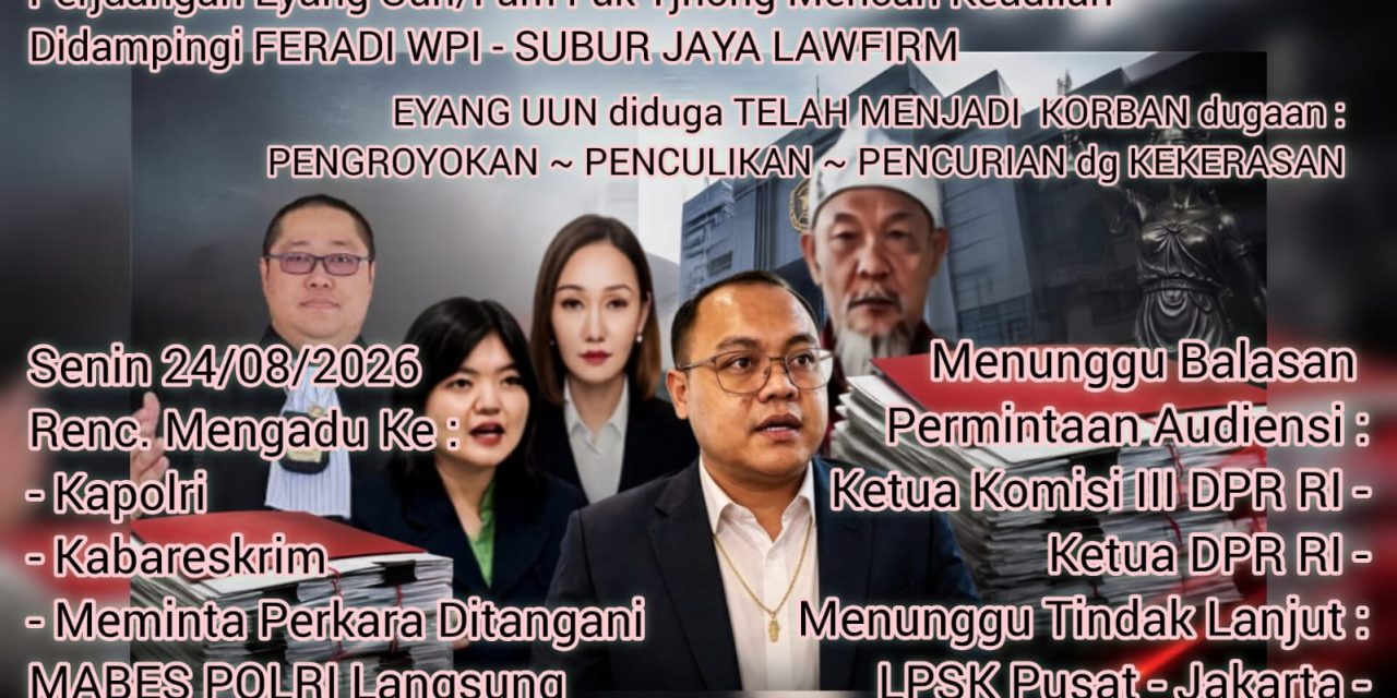 Penanganan Perkara Uun di Polda Banten Dipertanyakan, Tim Advokasi Akan Mengadu ke Kapolri dan Kabareskrim