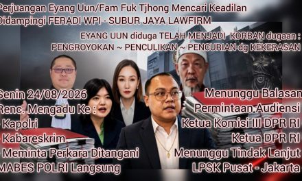 Penanganan Perkara Uun di Polda Banten Dipertanyakan, Tim Advokasi Akan Mengadu ke Kapolri dan Kabareskrim