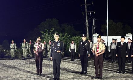 Kapolres Muaro Jambi Pimpin Apel Kehormatan dan Renungan Suci HUT ke-81 RI