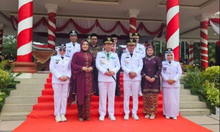 Kepala Desa Suko Awin Jaya Hadiri Upacara HUT Ke-81 Kemerdekaan RI di Muaro Jambi