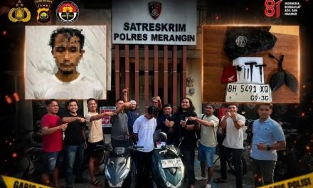 Gerak Cepat Saat Pawai, Tim URC Polres Merangin Ringkus Terduga Curanmor Dalam Tiga Jam