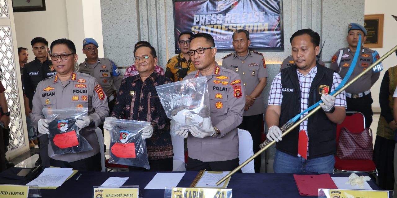 Polresta Jambi Ungkap Tawuran Remaja Berujung Kematian, Sejumlah Pelaku Diamankan