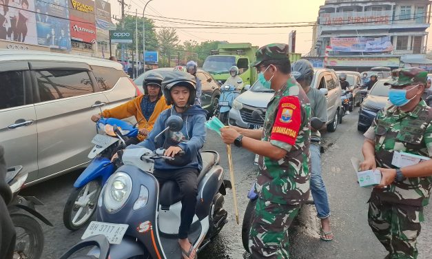 Danrem 042/Gapu Bagikan 6.000 Masker, Imbau Masyarakat Jaga Kesehatan