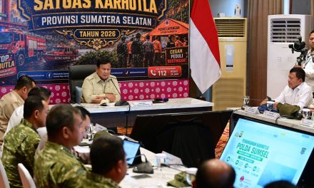 Prabowo Tiba di Palembang, 3.000 Personel TNI Dikerahkan Tangani Karhutla Sumsel
