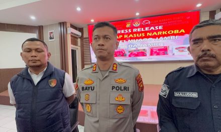 Polres Muaro Jambi Ungkap Dua Kasus Narkotika, 26,11 Gram Sabu Diamankan