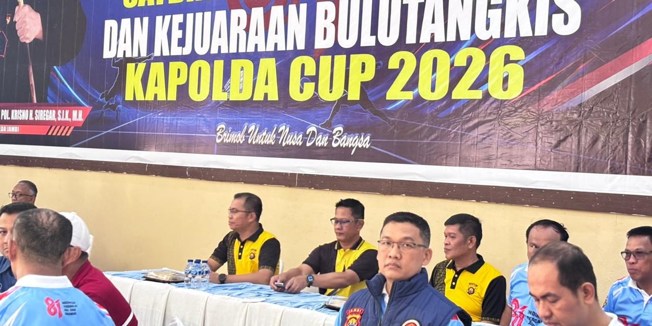 Wakapolres Muaro Jambi Hadiri Peresmian Lapangan Bulutangkis dan Pembukaan Kapolda Cup 2026