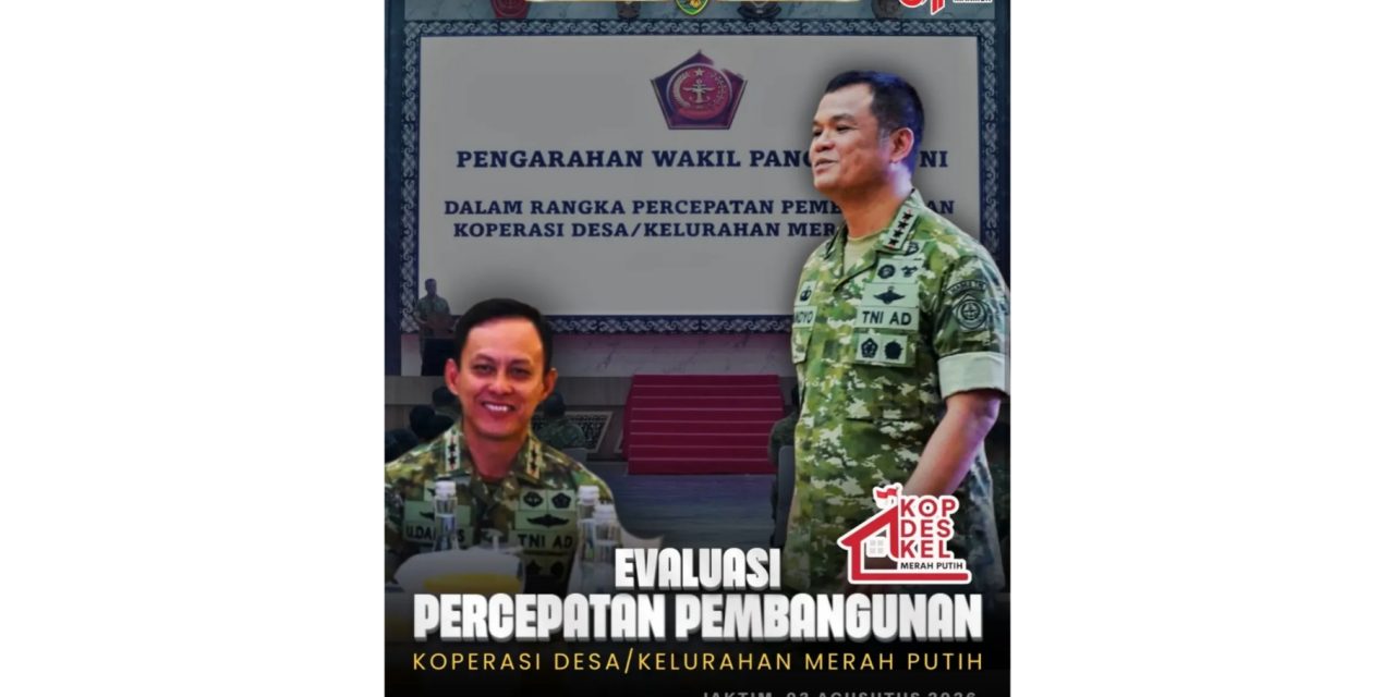 Pangdam II/Swj Ikuti Rapat Evaluasi Percepatan Pembangunan KDKMP di Mabes TNI Cilangkap