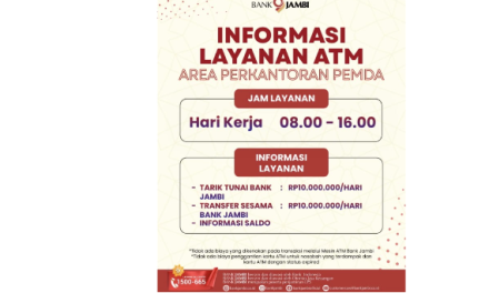 Bank Jambi Atur Jam Operasional ATM Dan CRM Di Sejumlah Lokasi