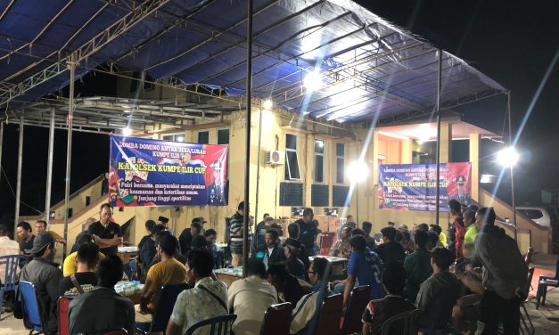 Kapolsek Kumpeh Ilir Buka Lomba Domino Antar Desa Meriahkan HUT Ke-81 Kemerdekaan RI