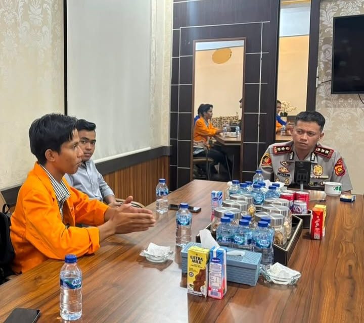 Kapolres Muaro Jambi Terima Audiensi PMII Dan BEM Unja, Bahas Karhutla Dan Lalu Lintas