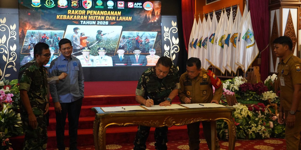 Pangdam XX/TIB Apresiasi Soliditas Satgas Karhutla Jambi Perkuat Penanganan Titik Api