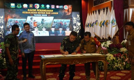 Pangdam XX/TIB Apresiasi Soliditas Satgas Karhutla Jambi Perkuat Penanganan Titik Api