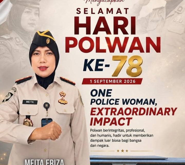 Kalapas Perempuan Kelas IIB Jambi Ucapkan Selamat Hari Jadi Polwan Ke-78