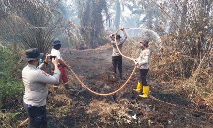Hari Ke-10 Penanganan Karhutla di Sungai Gelam, Tim Gabungan Fokus Lakukan Pendinginan