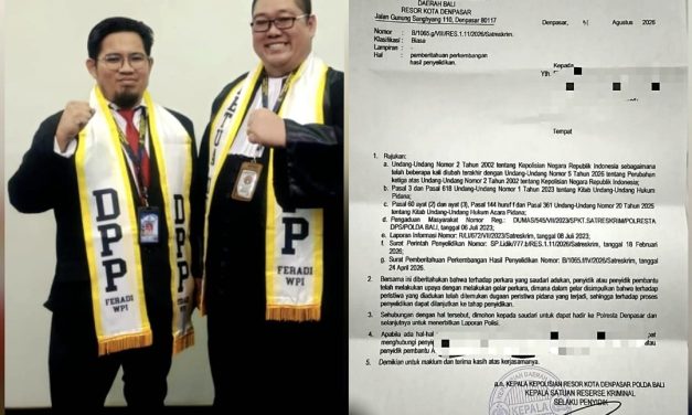 Laporan Masyarakat di Polresta Denpasar Naik ke Tahap Penyidikan, Dikawal Subur Jaya Law Firm-FERADI WPI
