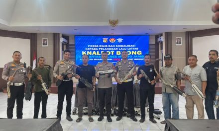 Satlantas Polres Muaro Jambi Deklarasikan Gerakan Zero Knalpot Brong, Libatkan Pelajar dan Orang Tua