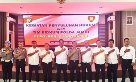 Wakapolres Muaro Jambi Ikuti Penyuluhan Hukum Bidkum Polda Jambi, Perkuat Profesionalisme Personel