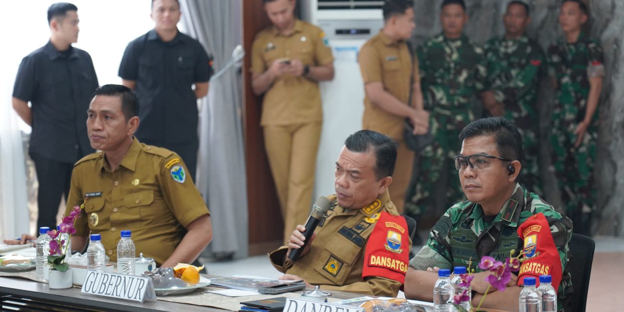 Danrem 042/Gapu dan Gubernur Jambi Perkuat Sinergi Penanganan Karhutla Lewat Rakor di Batanghari