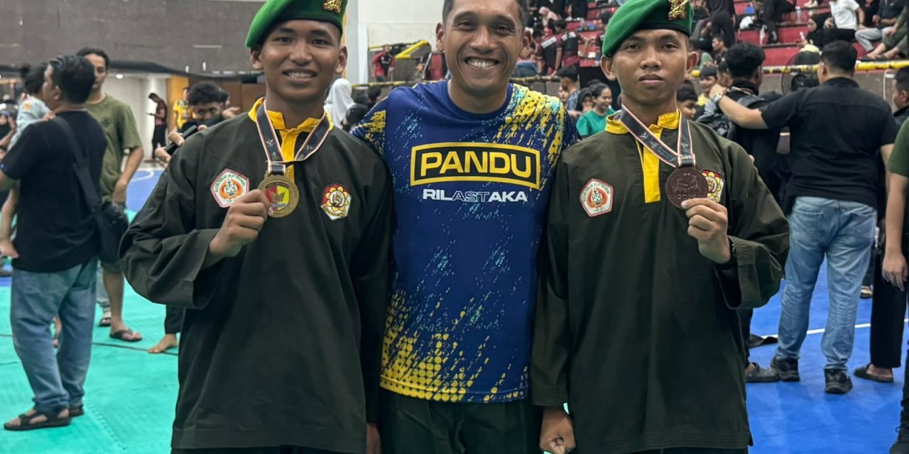 Dua Prajurit Yonif TP 951/Pandeka Marapi Raih Medali pada Kejuaraan Pencak Silat Piala Pangdam XX/TIB