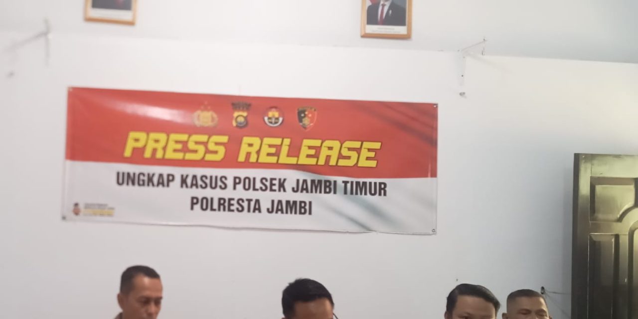 Polresta Jambi Ungkap Curat Alfamart Sijenjang, Tiga Residivis Diamankan