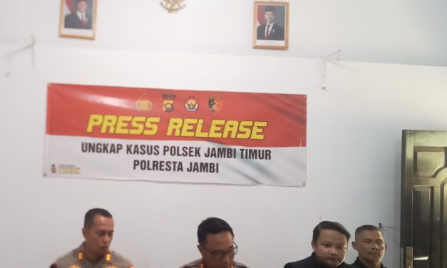 Polresta Jambi Ungkap Curat Alfamart Sijenjang, Tiga Residivis Diamankan