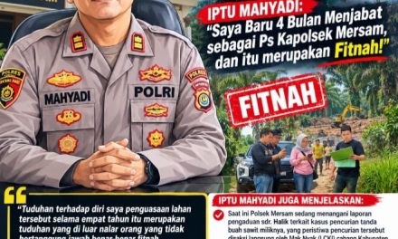 Kapolsek Mersam Bantah Tuduhan Penguasaan Lahan PT DMP