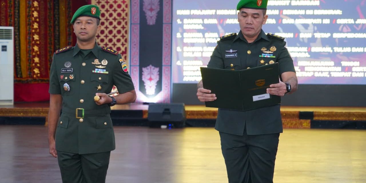 Pangdam I/BB Pimpin Sertijab Dandim 0201/Medan Dan Tradisi Korps