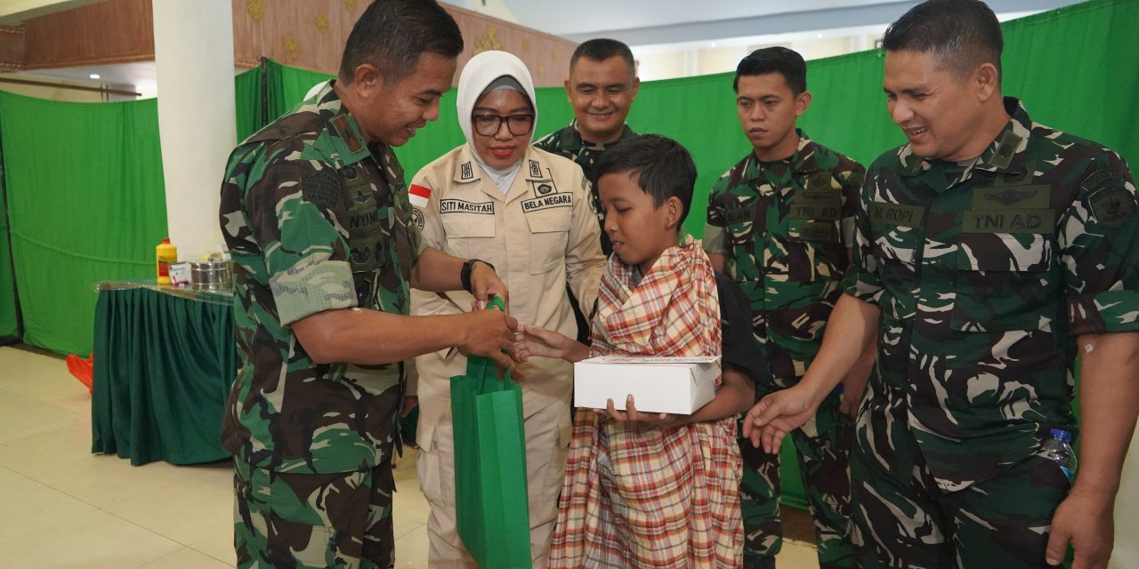 Sambut HUT Ke-81 TNI, Korem 042/Gapu Gelar Donor Darah, Sunatan Massal dan Pengobatan Gratis