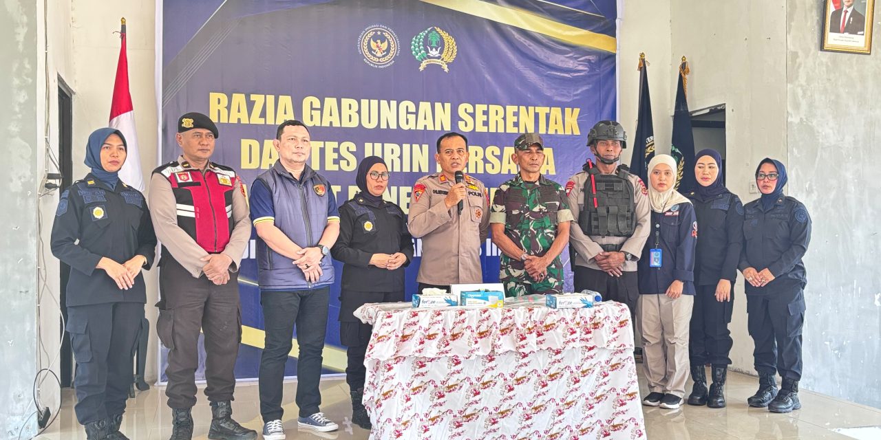 Perkuat Sinergi dan Deteksi Dini, Lapas Perempuan Jambi Gelar Giat Gabungan dan Tes Urine