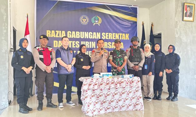 Perkuat Sinergi dan Deteksi Dini, Lapas Perempuan Jambi Gelar Giat Gabungan dan Tes Urine