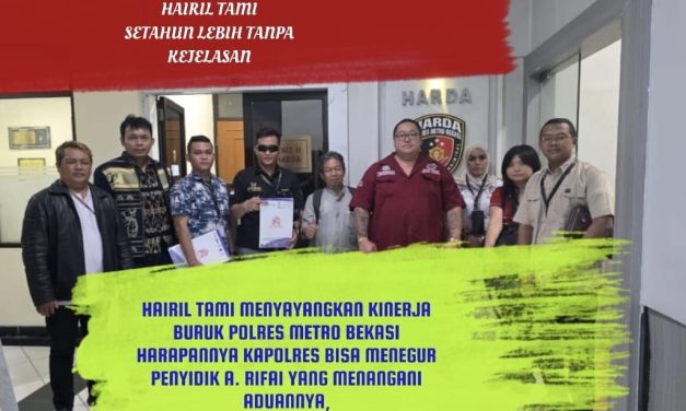 Aduan Hairil Tami Setahun Lebih Belum Jelas, Kuasa Hukum Soroti Komunikasi Penyidik Polres Metro Bekasi