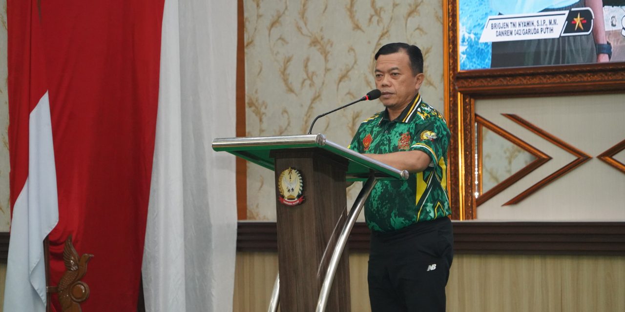 HUT Ke-81 TNI, Korem 042/Gapu Gelar Danrem Cup Se-Sumatera 2026