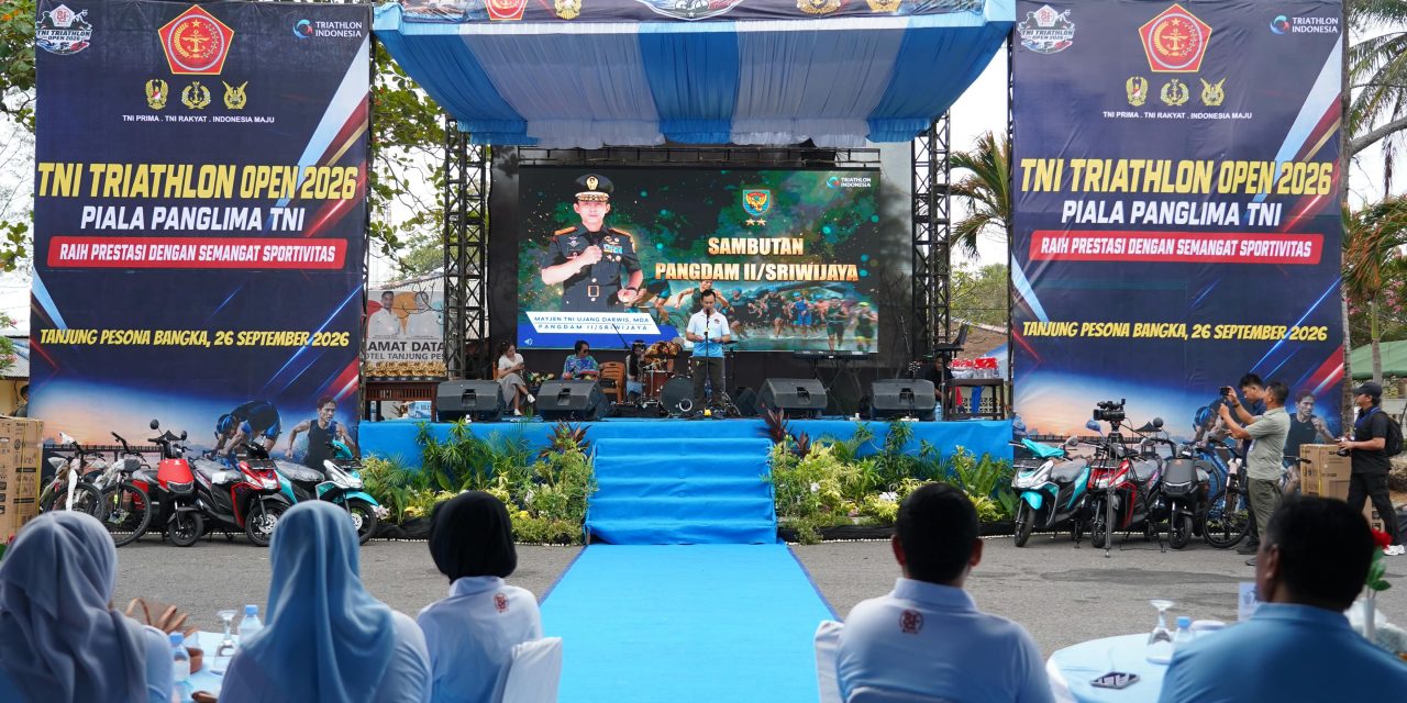 TNI Triathlon Open 2026 Digelar di Pantai Tanjung Pesona, 197 Peserta Uji Ketahanan