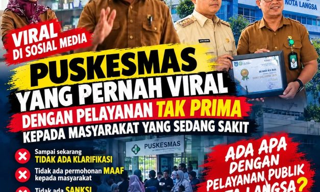 Eks Pimpinan Puskesmas Langsa Lama Jadi Plt Direktur RSUD Langsa, Publik Pertanyakan Evaluasi