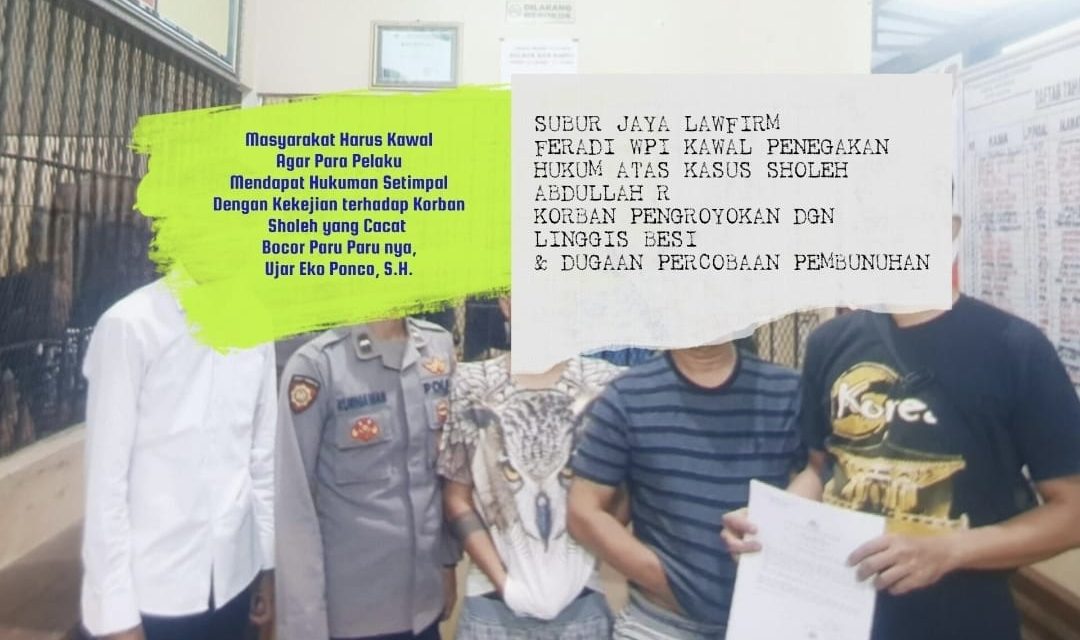 Eko Ponco Menangis Saat Menjenguk Sholeh, Desak Pelaku Pengeroyokan Diproses Sesuai Hukum