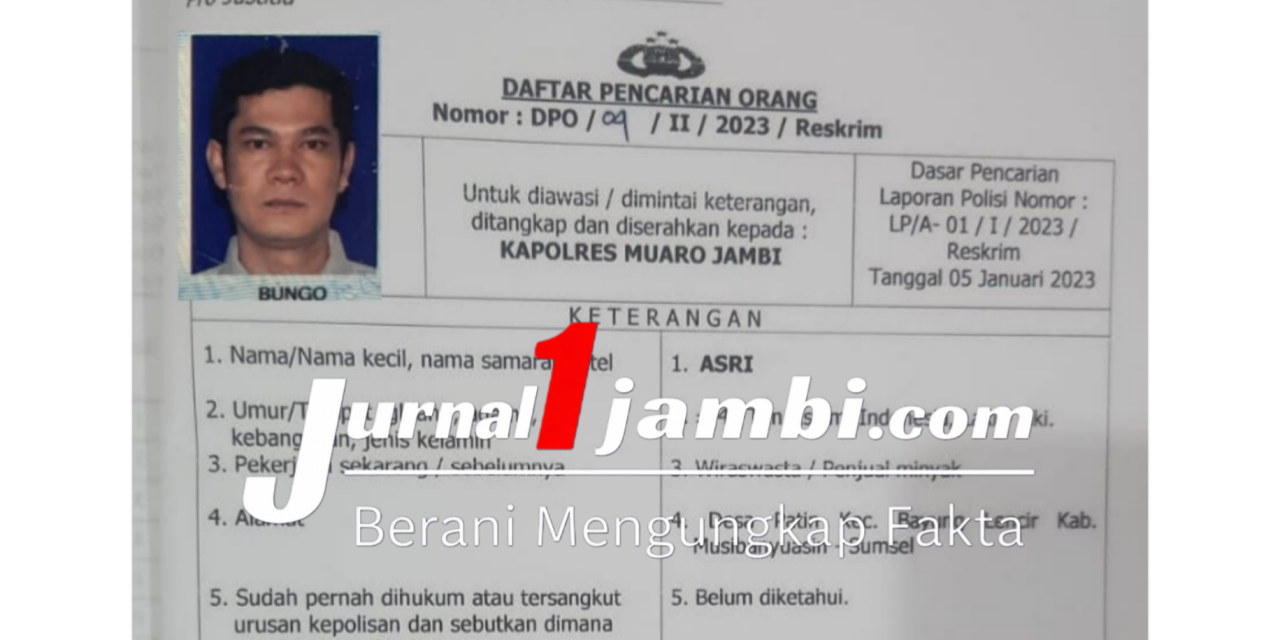 DPO Kasus Migas Bungo Belum Ditangkap, JARI Ancam Gelar Aksi di Polda Jambi dan Polres Muaro Jambi