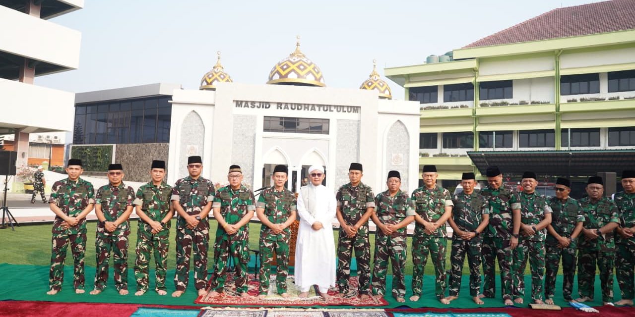 Kodam II/Sriwijaya Gelar Sholat Istisqa Hadapi Kemarau Panjang Dan Ancaman Karhutla