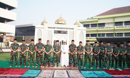 Kodam II/Sriwijaya Gelar Sholat Istisqa Hadapi Kemarau Panjang Dan Ancaman Karhutla