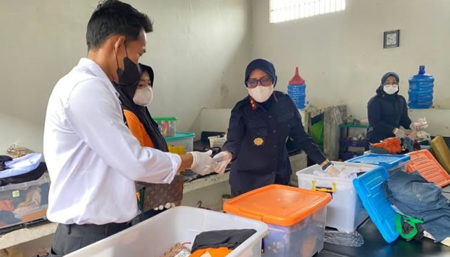 Lapas Perempuan Jambi Bersama APH Gelar Razia Dan Tes Urine, Hasilnya Negatif HALINAR