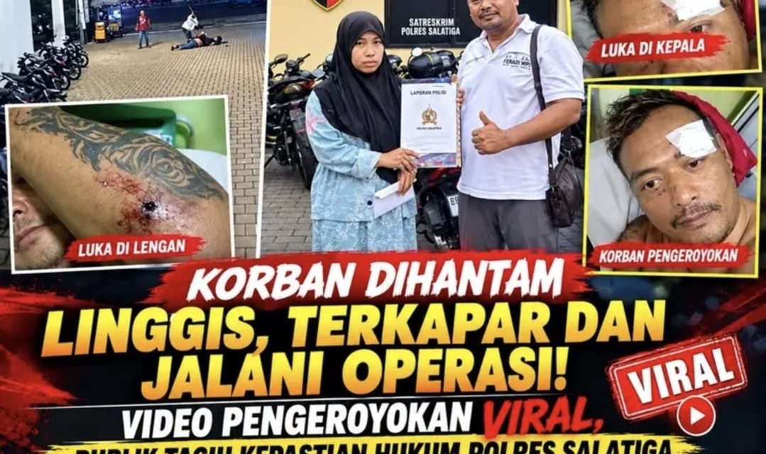 Publik Sorot Respons Polres Salatiga dan Status Penahanan Terduga Pelaku Dugaan Pengeroyokan dengan Linggis