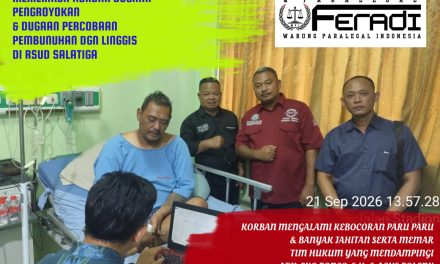 Korban Dugaan Penganiayaan Linggis Di Salatiga Jalani Pemeriksaan Polisi Dalam Kondisi Paru-Paru Bocor