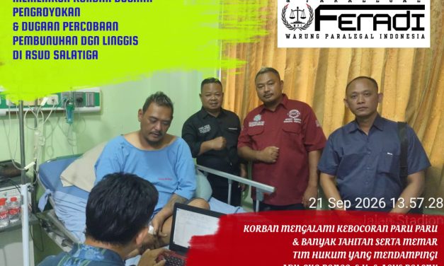 Korban Dugaan Penganiayaan Linggis Di Salatiga Jalani Pemeriksaan Polisi Dalam Kondisi Paru-Paru Bocor