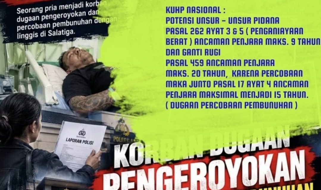 Ancaman Pidana Berlapis Dikaji dalam Kasus Dugaan Penganiayaan M. Sholeh di Salatiga