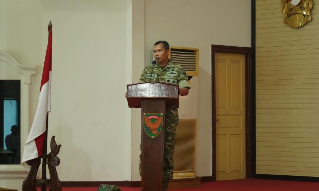 Kodam II/Sriwijaya Sosialisasikan Penyiapan Kader SDAB Komponen Pendukung 2026