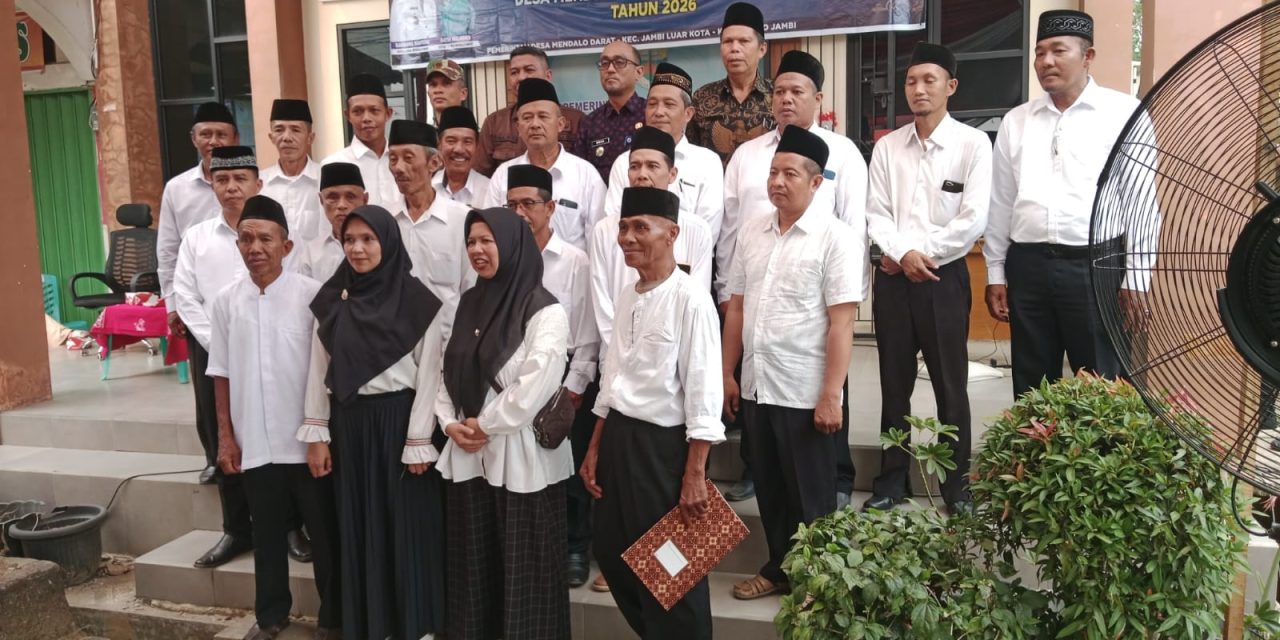Pelantikan Serentak Ketua RT dan Pengukuhan PKK Mendalo Darat, Awali Masa Bakti 2026–2031