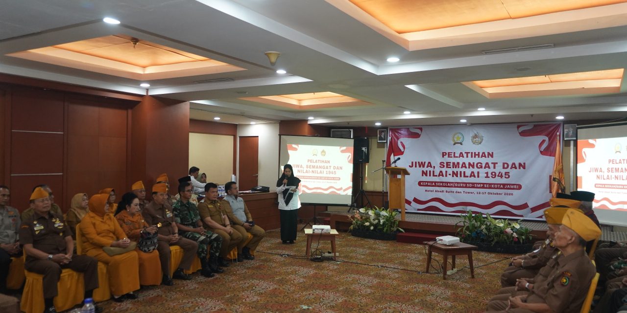 Danrem 042/Gapu Dukung Pelestarian Nilai Perjuangan 1945 Melalui Pelatihan JSN 45
