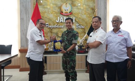 Danrem 042/Gapu dan PEPABRI Jambi Perkuat Sinergi, Bahas Pencegahan Karhutla